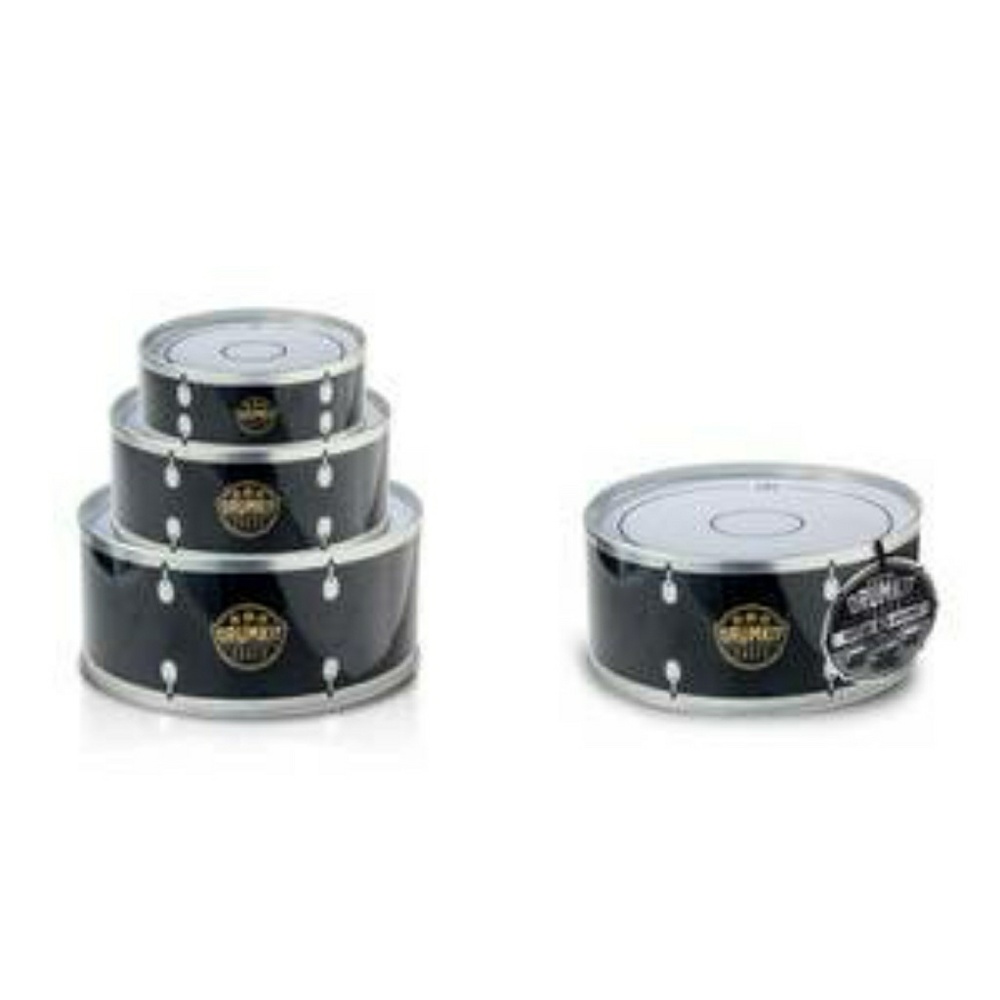 3 Drum Kit Stackable Storage Tins